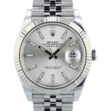Gents Rolex Datejust 41 126334 Stainless Steel case with Silver dial