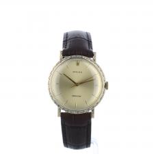 Gents Rolex Precision   9 CT case with Champagne dial