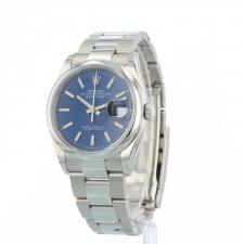 Gents Rolex Datejust 36 126200 Oystersteel case with Blue dial