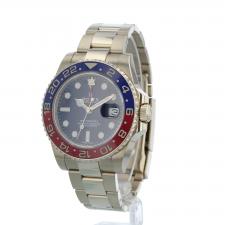 Gents Rolex GMT Master II 116719BLRO 18ct White Gold case with Blue dial