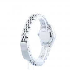 Ladies Rolex DateJust 69240 Steel case with Black Diamond dial