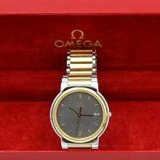 Gents Omega DeVille 1430 Gold Plated Stainless Steel case with Grey dial