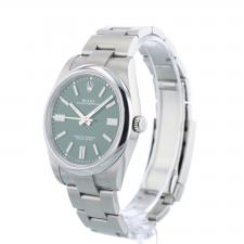 Gents Rolex Oyster Perpetual 41 124300 Stainless Steel case with Green dial