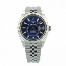 Gents Rolex Sky Dweller 336934 Steel case with Bright Blue dial