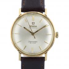 Gents Omega Seamaster De ville . 9 CT case with White dial