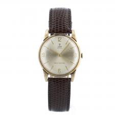 Gents Tudor Tudor Royal 28528 9 CT case with Champagne dial