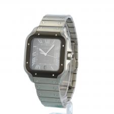 Gents Cartier Santos  WSSA0037 Steel case with Grey dial