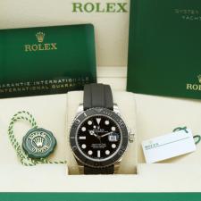 Gents Rolex Yacht-Master 42 226659 18ct White Gold case with Black dial