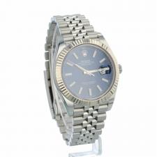 Gents Rolex Datejust 41 126334  case with Blue dial