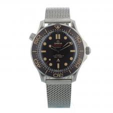 Gents Omega Seamaster 21090422001001 Titanium case with Brown dial