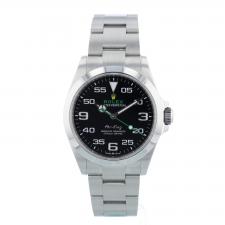 Gents Rolex Air King 126900 Stainless Steel case with Black dial