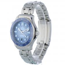 Gents Omega Seamaster 21030422003003 Stainless Steel case with Summer Blue dial