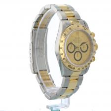 Gents Rolex Daytona 16523 18ct Yellow Gold   Stainless Steel case with Gilt dial
