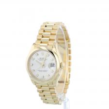 Ladies Rolex DateJust  278248 18 CT case with Silver Diamond Set dial
