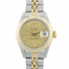 Ladies Rolex DateJust 69173 18ct Yellow Gold Stainless Steel case with Gilt dial