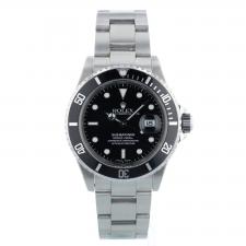 Gents Rolex Submariner Date 116610 Steel case with Black dial