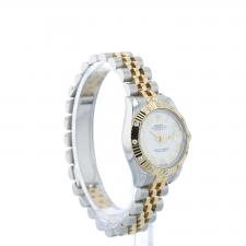 Ladies Rolex Datejust 26 179313 18ct Yellow Gold   Stainless Steel case with White Roman Numerals dial