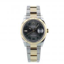 Gents Rolex Datejust 36 126233 18ct Yellow Gold   Stainless Steel case with Wimbledon dial