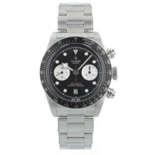 Gents Tudor Black Bay Chrono 79360 Steel case with Black dial