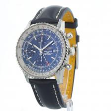 Gents Breitling Navitimer World A2432212/C651 Steel case with Blue dial