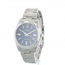 Gents Rolex Oyster 124300 Steel case with Blue dial