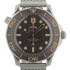 Gents Omega Seamaster 210.90.42.20.01.001 Titanium case with Tropical dial