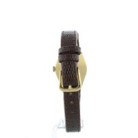 Ladies Omega DeVille 18 CT case with Champagne dial