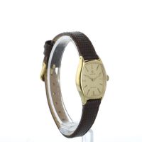 Ladies Omega DeVille 18 CT case with Champagne dial