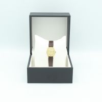 Ladies Omega DeVille 18 CT case with Champagne dial