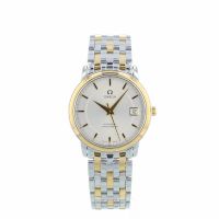 Gents Omega  43003100 Yellow Gold   Stainless Steel case with Silver dial