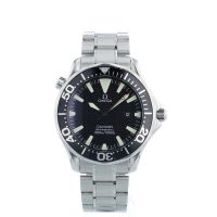 Gents Omega Seamaster 1961640 Stainless Steel case with Black Wave dial