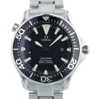 Gents Omega Seamaster 1961640 Stainless Steel case with Black Wave dial