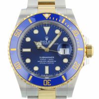 Gents Rolex Submariner Date 126613LB 18ct Yellow Gold   Stainless Steel case with Blue dial