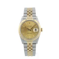 Gents Rolex DateJust 16233 18ct Yellow Gold   Stainless Steel case with Gilt dial