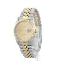 Gents Rolex DateJust 16233 18ct Yellow Gold   Stainless Steel case with Gilt dial