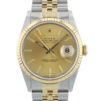 Gents Rolex DateJust 16233 18ct Yellow Gold   Stainless Steel case with Gilt dial