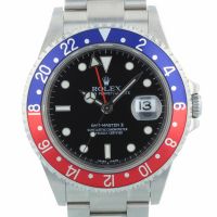 Gents Rolex GMT Master II 16710 Steel case with Black dial