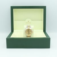 Gents Rolex DateJust 116233 18ct Yellow Gold Stainless Steel case with Champagne Diamond dial