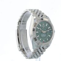 Gents Rolex Sky Dweller 336934 Steel case with Mint Green dial