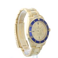 Gents Rolex Submariner Date 16618 18ct Yellow Gold case with Serti dial