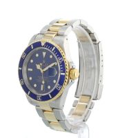 Gents Rolex Submariner Date 16613 18ct Yellow Gold   Stainless Steel case with Blue dial