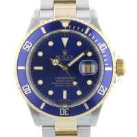 Gents Rolex Submariner Date 16613 18ct Yellow Gold   Stainless Steel case with Blue dial