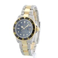 Gents Rolex Submariner Date 16613 18ct Yellow Gold   Stainless Steel case with Black dial