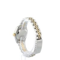 Ladies Rolex DateJust 69173 18ct Yellow Gold   Stainless Steel case with Black Diamond Set  dial