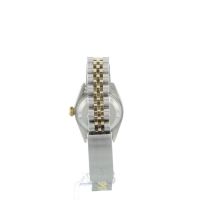 Ladies Rolex DateJust 69173 18ct Yellow Gold   Stainless Steel case with Black Diamond Set  dial