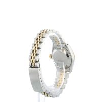 Ladies Rolex DateJust 69173 18ct Yellow Gold   Stainless Steel case with Black Diamond Set  dial