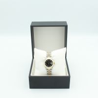 Ladies Rolex DateJust 69173 18ct Yellow Gold   Stainless Steel case with Black Diamond Set  dial
