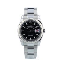 Gents Rolex Datejust 116234 Stainless Steel case with Black dial