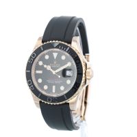 Gents Rolex Yacht-Master 40 126655 18ct Rose Gold case with Black dial