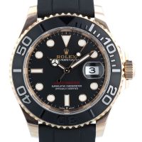Gents Rolex Yacht-Master 40 126655 18ct Rose Gold case with Black dial